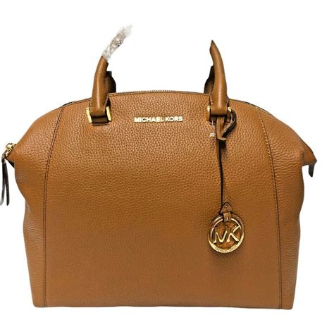 michael kors riley large satchel acorn